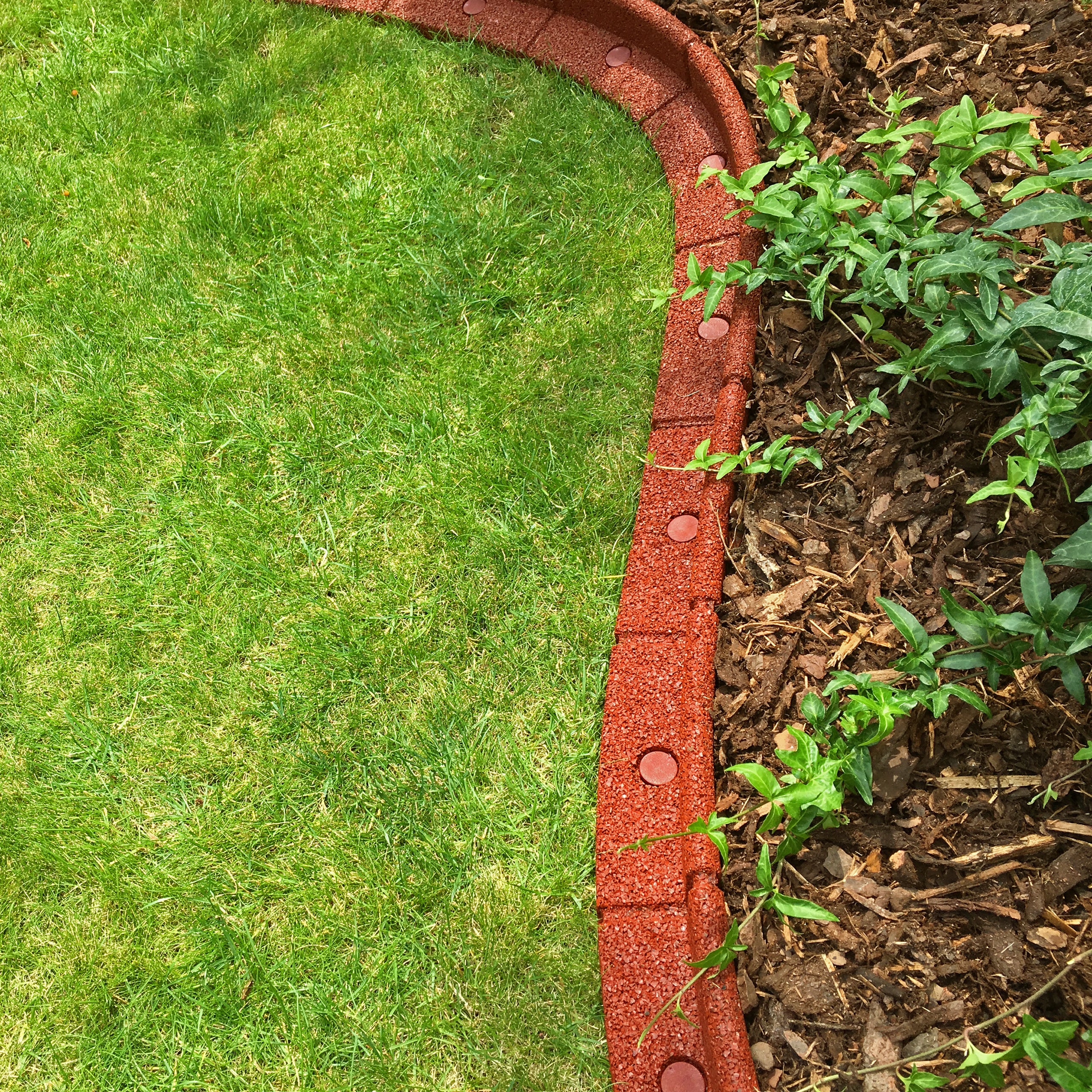 FlexiBorder - das flexible Rasenkantensystem für Ihren Garten (Schwarz)